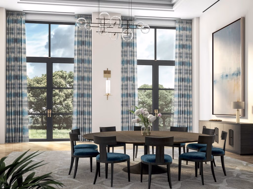 Ventus High Ceiling Custom Drapery