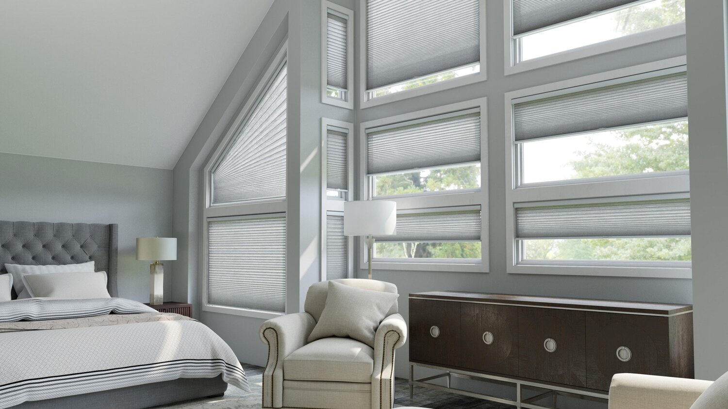 Ventus Honeycomb Shade Window Treatment