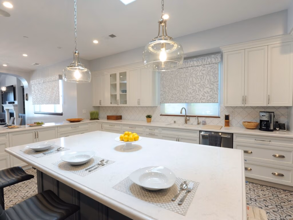 Ventus Roller Shade Window Treatment in Kitchen
