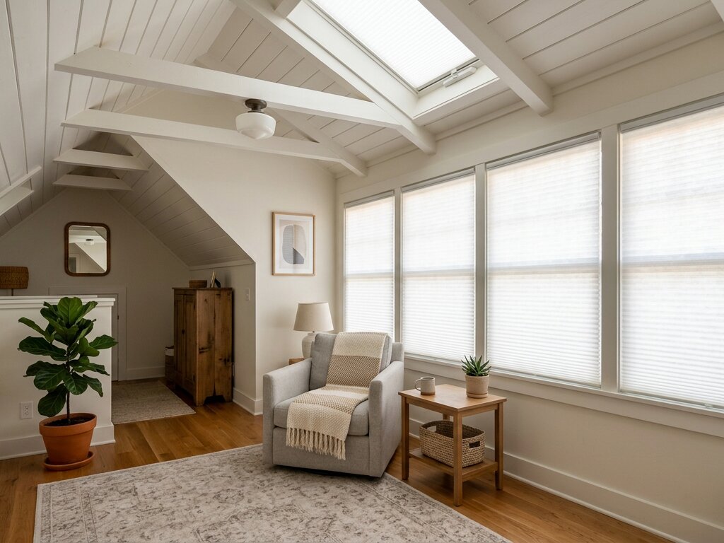 best window treatments for home offices - ventus cellular shades