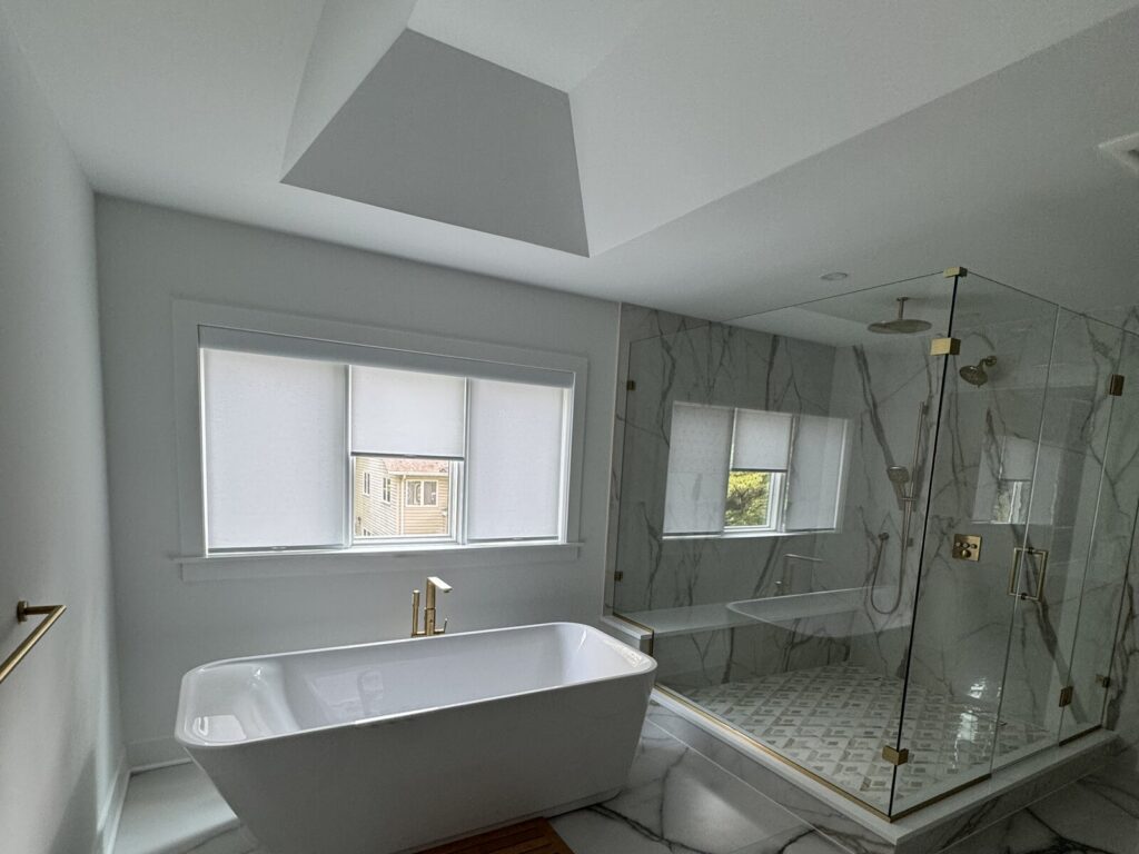 best window treatments for bathrooms - ventus roller shades