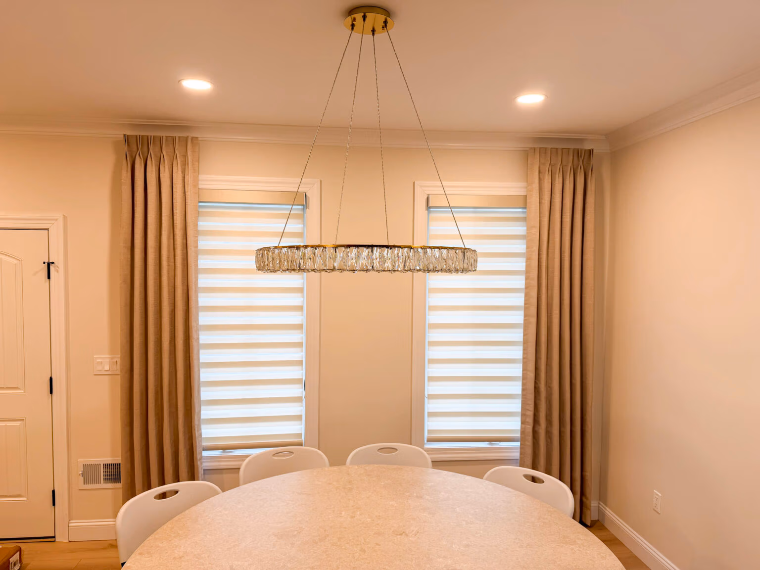 Lafayette D35 Highline in Mushroom - Dining Room After
