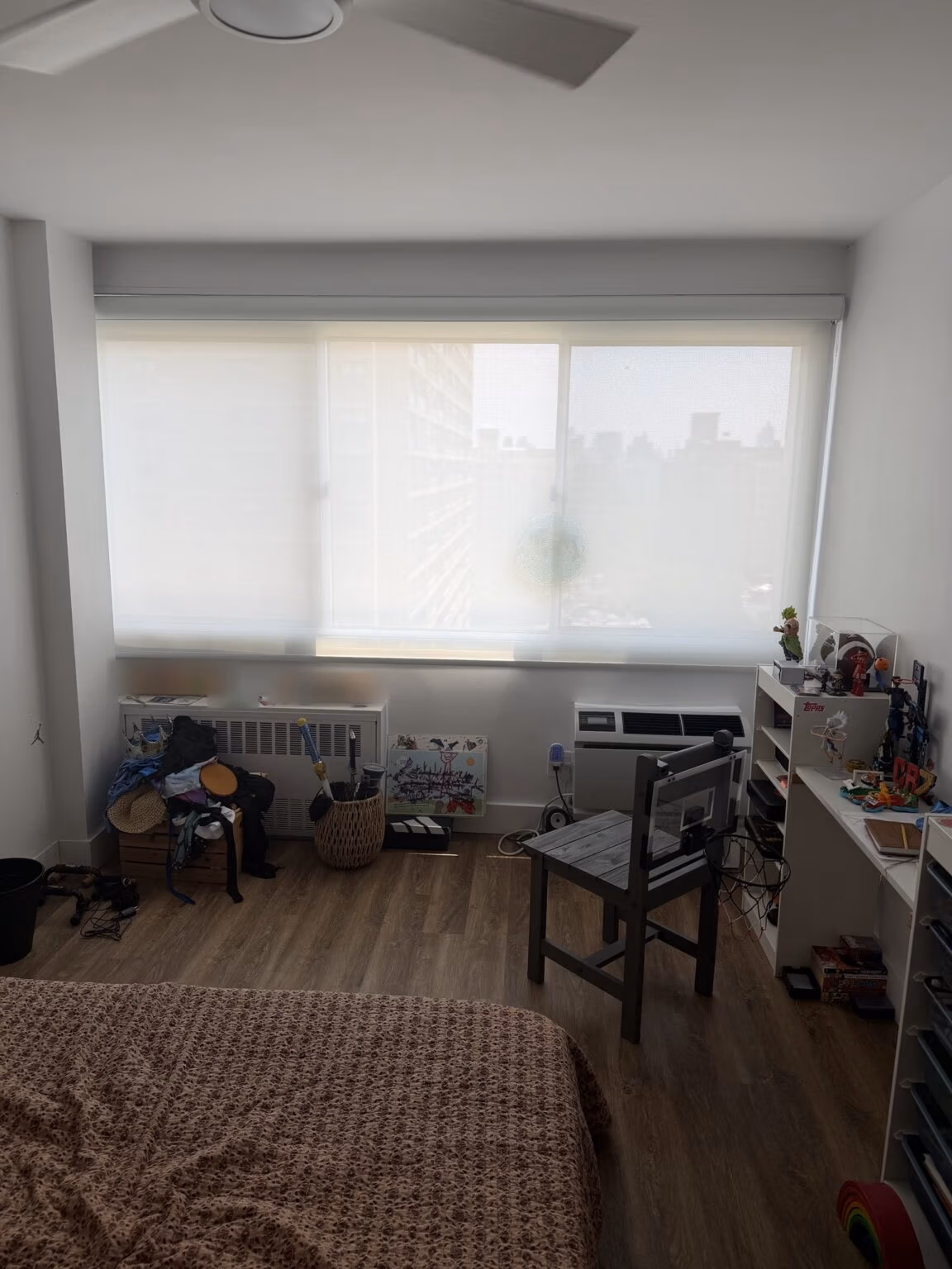 Lafayette Genesis roller shade in SheerWeave 2410 - Sons’ Bedroom
